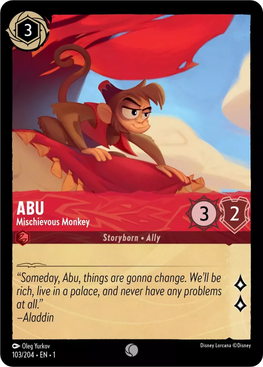 Abu Mischievous Monkey, The First Chapter 103/204 Foil