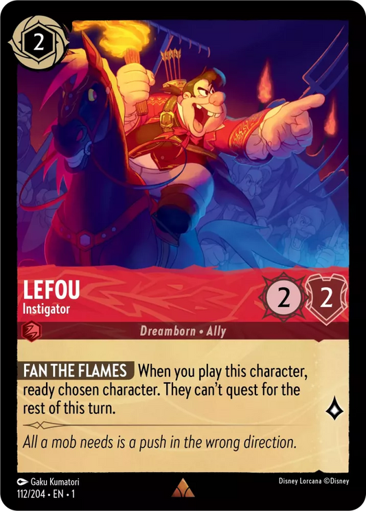 Lefou Instigator, The First Chapter 112/204 Foil