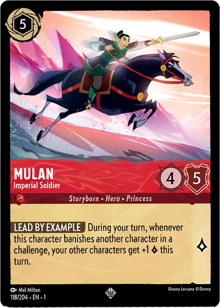 Mulan Imperial Soldier, The First Chapter 118/204 Foil