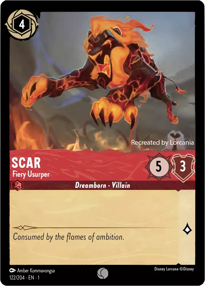 Scar Fiery Usurper, The First Chapter 122/204 Foil