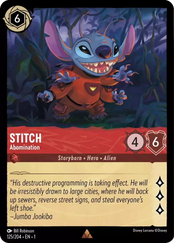 Stitch Abomination, The First Chapter 125/204 Foil