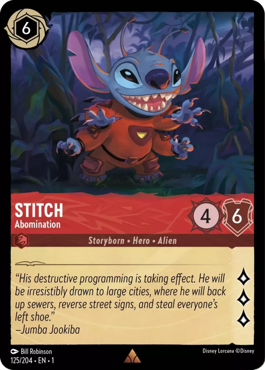 Stitch Abomination, The First Chapter 125/204 Foil