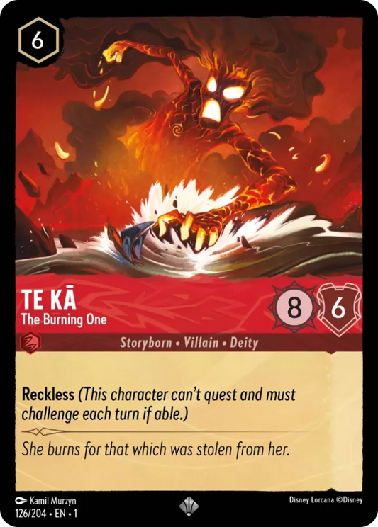 Te Ka The Burning One, The First Chapter 126/204 Foil