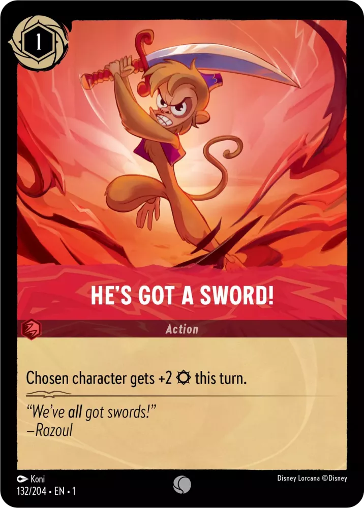 He's Got A Sword, The First Chapter 132/204 Foil