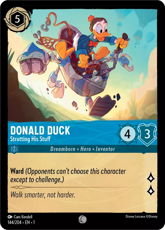 Donald Duck Strutting His Stuff, The First Chapter 144/204 Foil