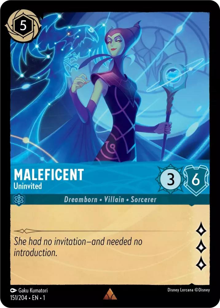 Maleficent Uninvited, The First Chapter 151/204 Foil