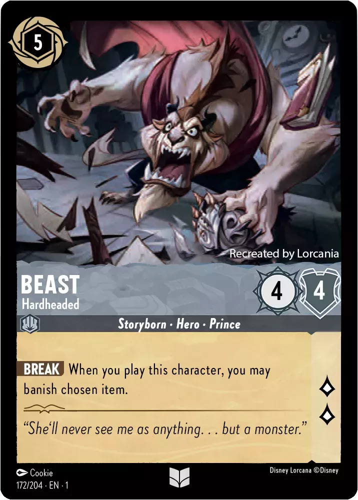 Beast Hardheaded, The First Chapter 172/204 Foil