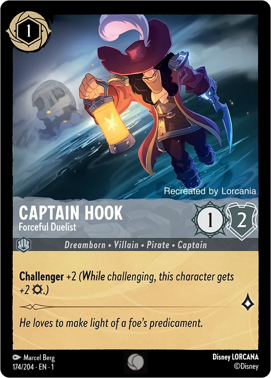 Captain Hook Forceful Duelist, The First Chapter 174/204 Foil