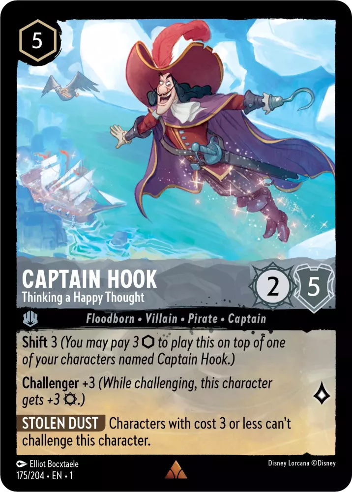 Captain Hook Thinking a Happy Thought, The First Chapter 175/204 Foil