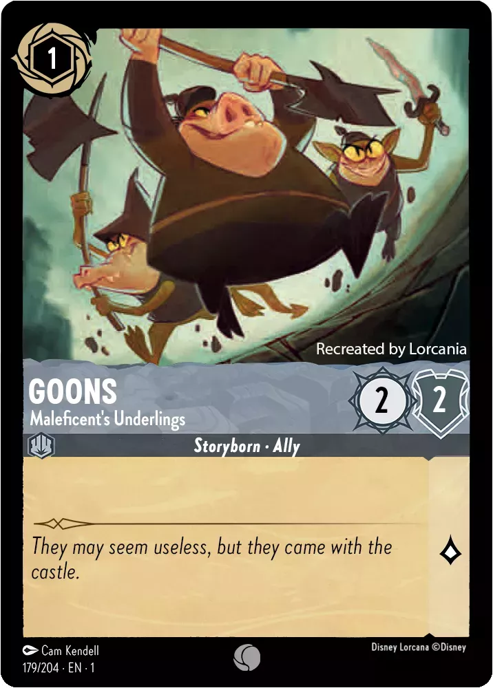 Goons Maleficent's Underlings, The First Chapter 179/204 Foil