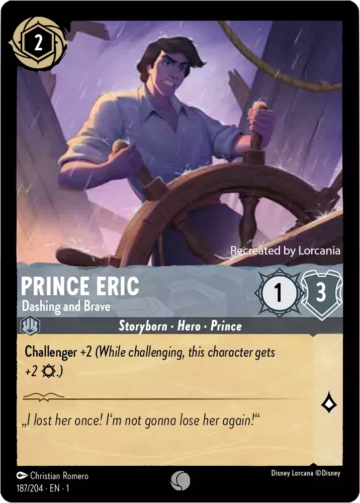 Prince Eric Dashing and Brave, The First Chapter 187/204 Foil