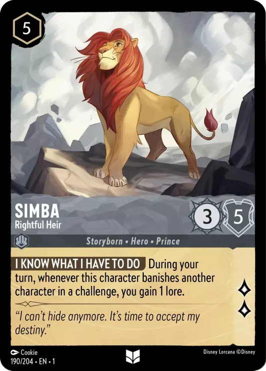 Simba Rightful Heir, The First Chapter 190/204 Foil