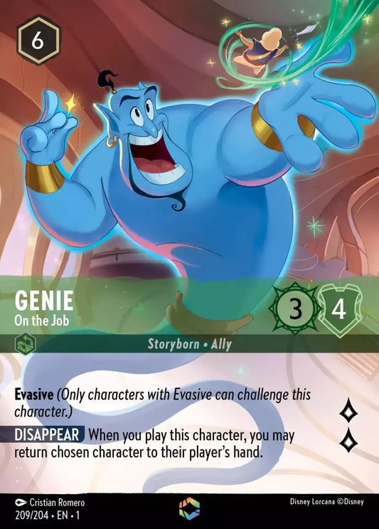 Genie On the Job, The First Chapter 209/204  Secret Enchanted Rare Foil