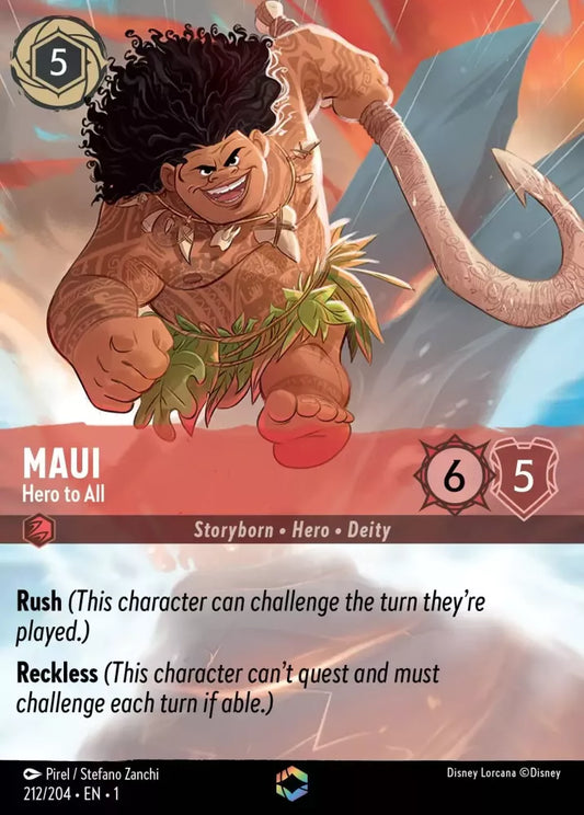 Maui Hero to All, The First Chapter 212/204  Secret Enchanted Rare Foil