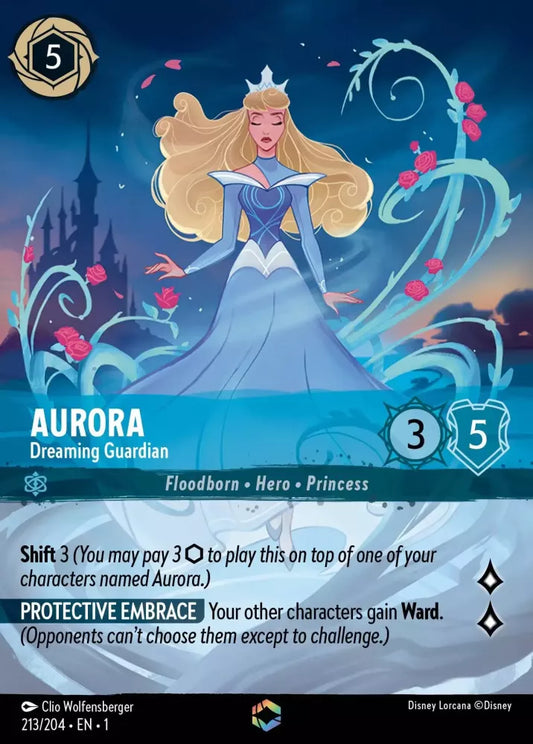 Aurora Dreaming Guardian, The First Chapter 213/204  Secret Enchanted Rare Foil