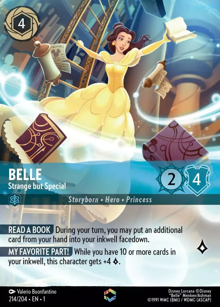 Belle Strange but Special, The First Chapter 214/204  Secret Enchanted Rare Foil