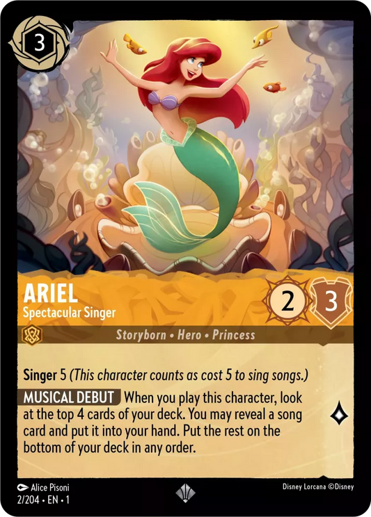 Ariel Spectacular Singer, The First Chapter 2/204 Foil