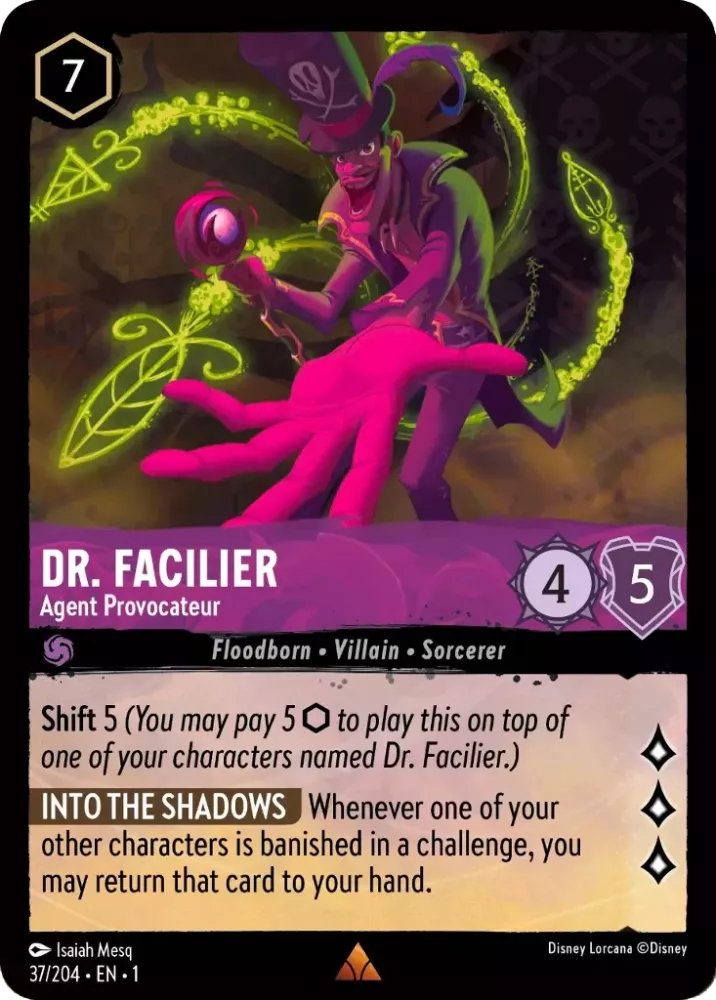 Dr. Facilier Agent Provocateur, The First Chapter 37/204 Foil