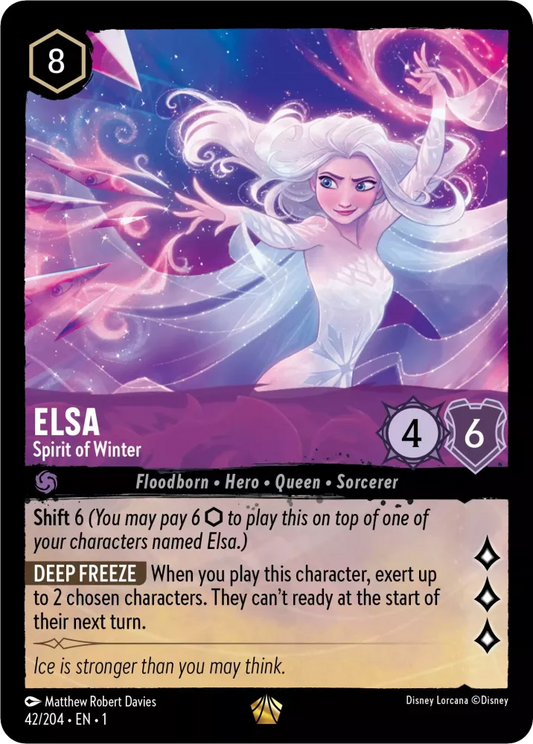 Elsa Spirit of Winter, The First Chapter 42/204 Foil