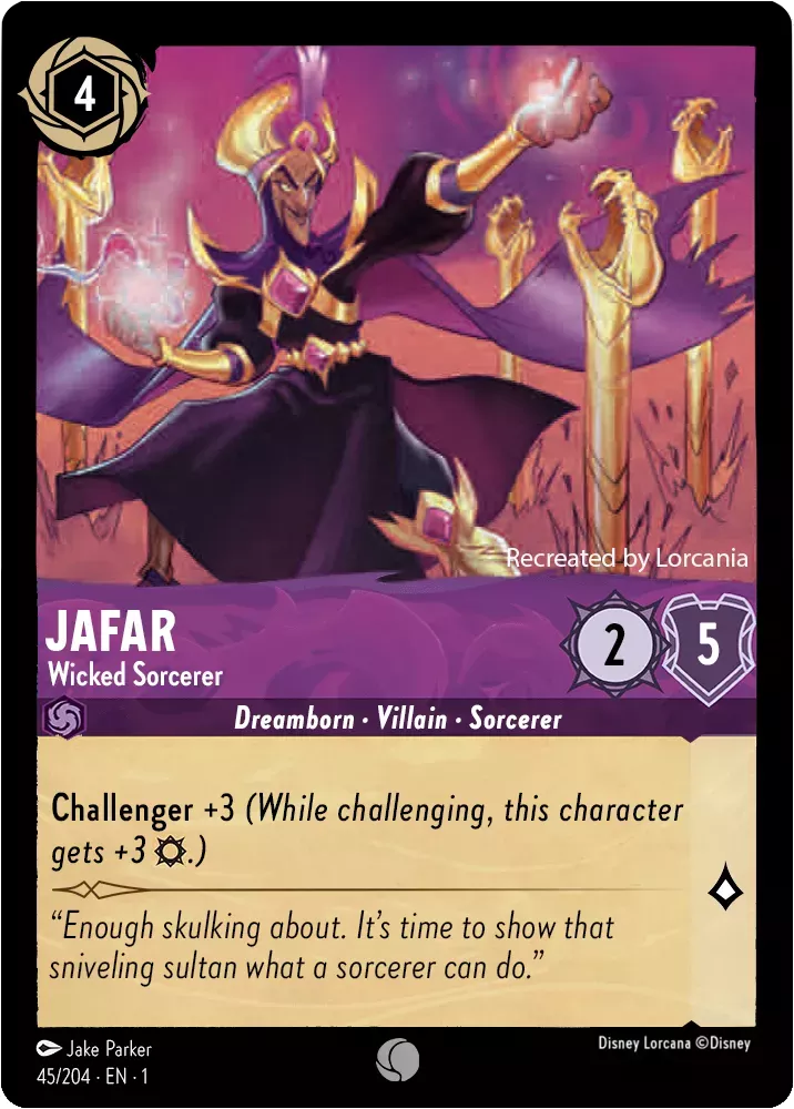 Jafar Wicked Sorcerer, The First Chapter 45/204 Foil