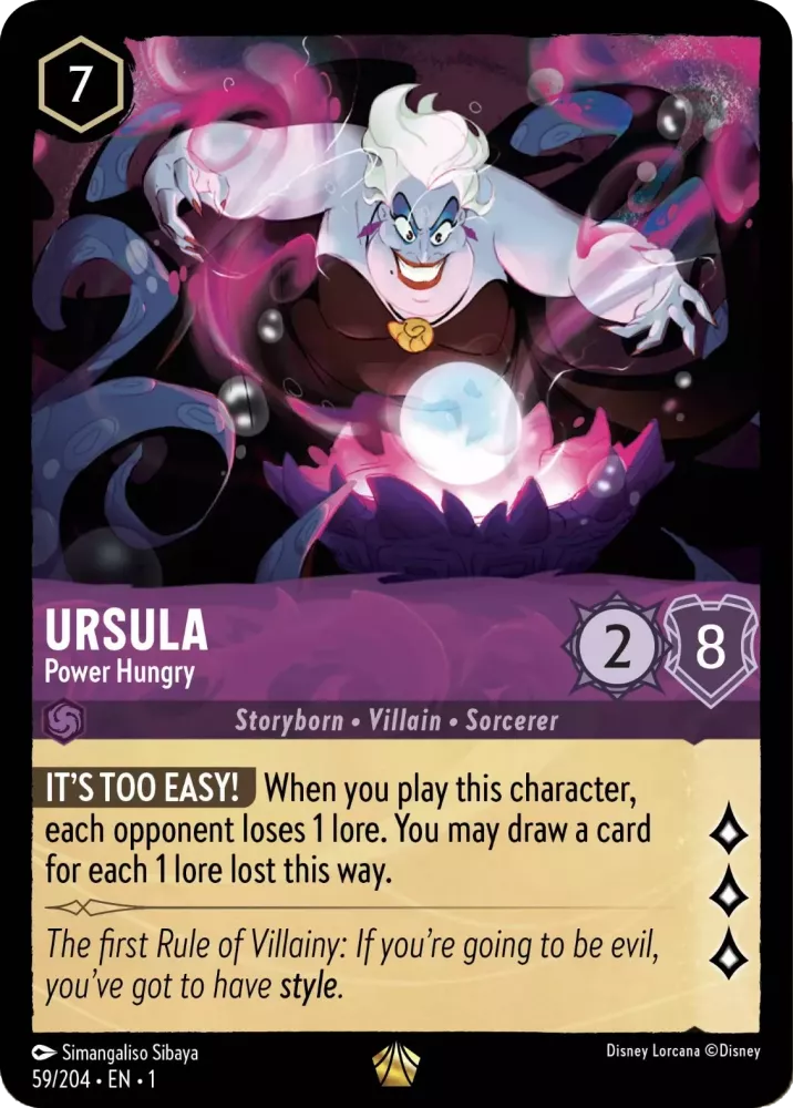 Ursula Power Hungry, The First Chapter 59/204 Foil