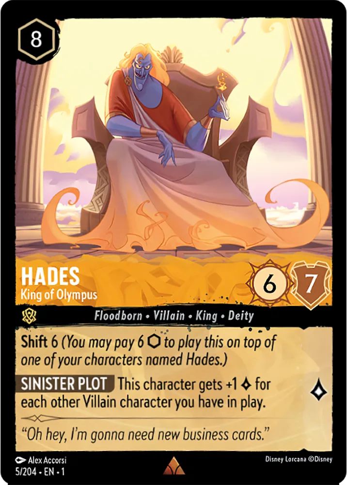 Hades King Of Olympus, The First Chapter 5/204 Foil