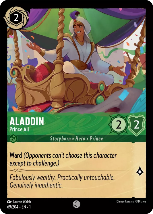 Aladdin Prince Ali, The First Chapter 69/204 Foil