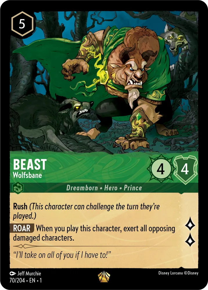 Beast Wolfsbane, The First Chapter 70/204 Foil