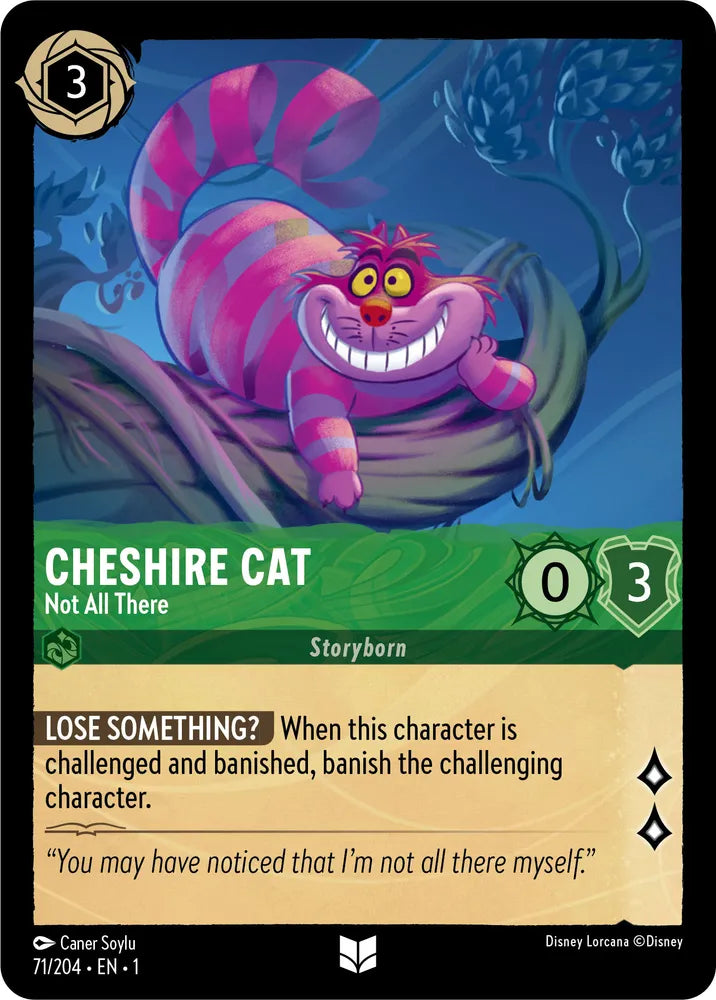 Cheshire Cat Not All There, The First Chapter 71/204 Foil