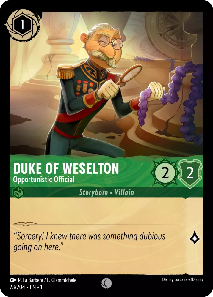 Duke Of Weselton Opportunistic Official, The First Chapter 73/204