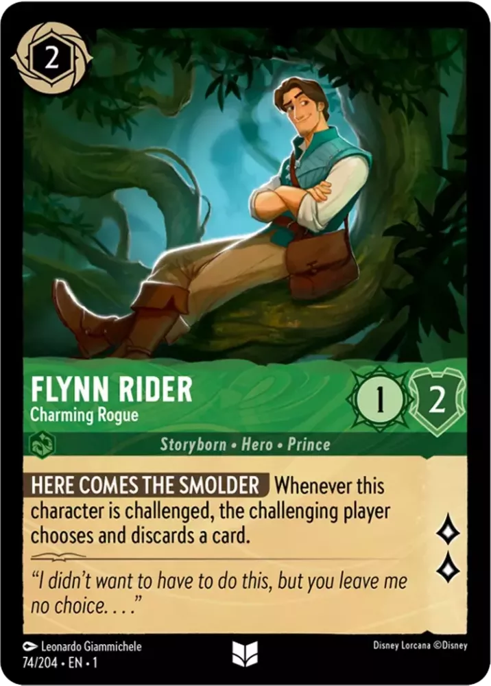 Flynn Rider Charming Rogue, The First Chapter 74/204 Foil