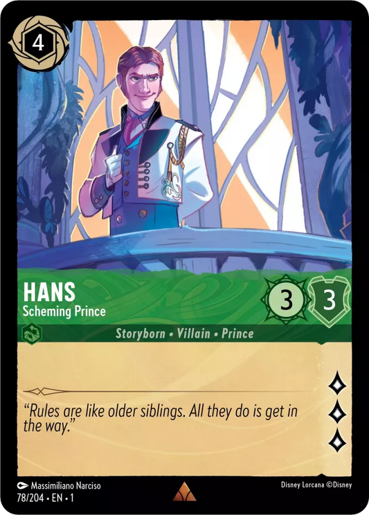 Hans Scheming Prince, The First Chapter 78/204 Foil