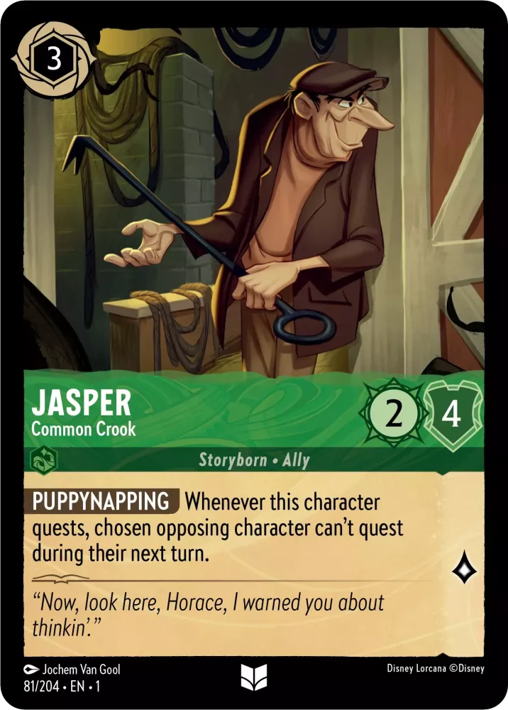 Jasper Common Crook, The First Chapter 81/204 Foil