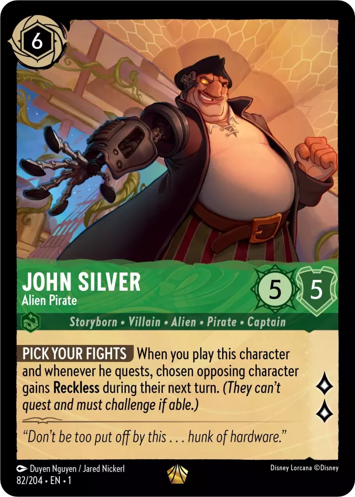 John Silver Alien Pirate, The First Chapter 82/204 Foil