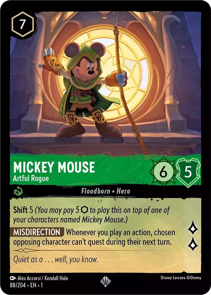 Mickey Mouse Artful Rogue, The First Chapter 88/204 Foil