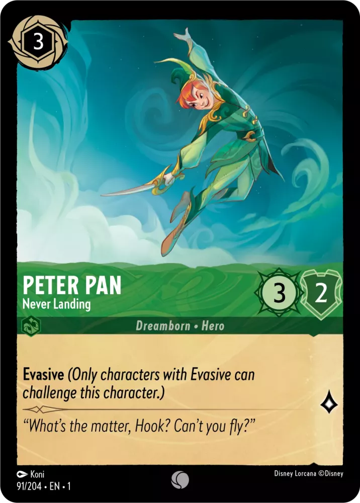 Peter Pan Never Landing, The First Chapter 91/204 Foil