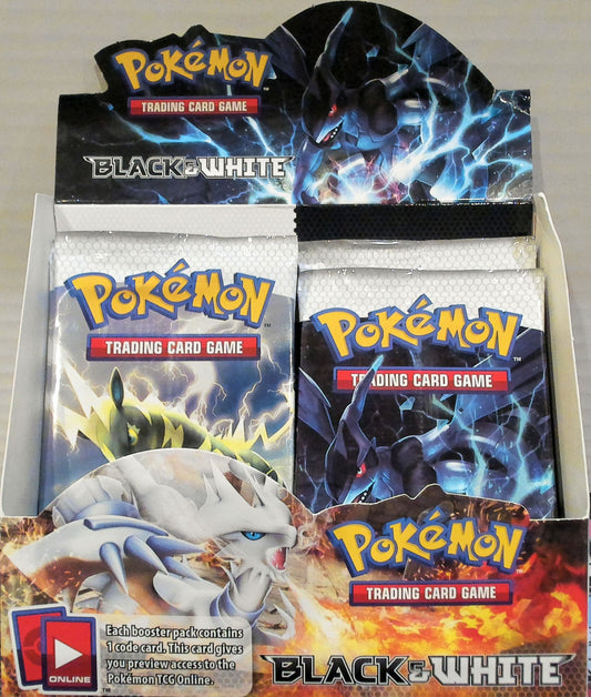 Black & White booster pack box