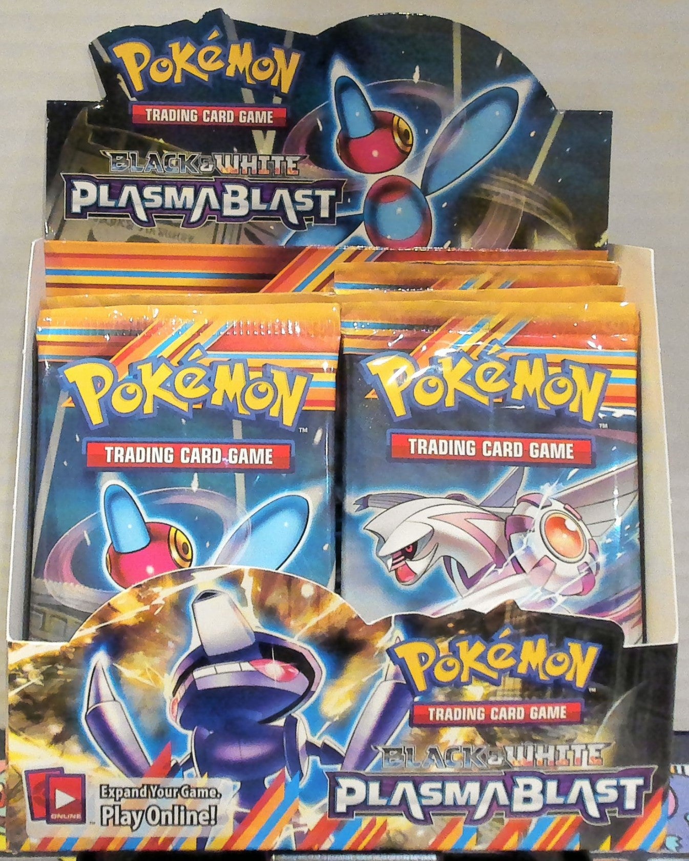 Black & White Plasma Blast booster pack box