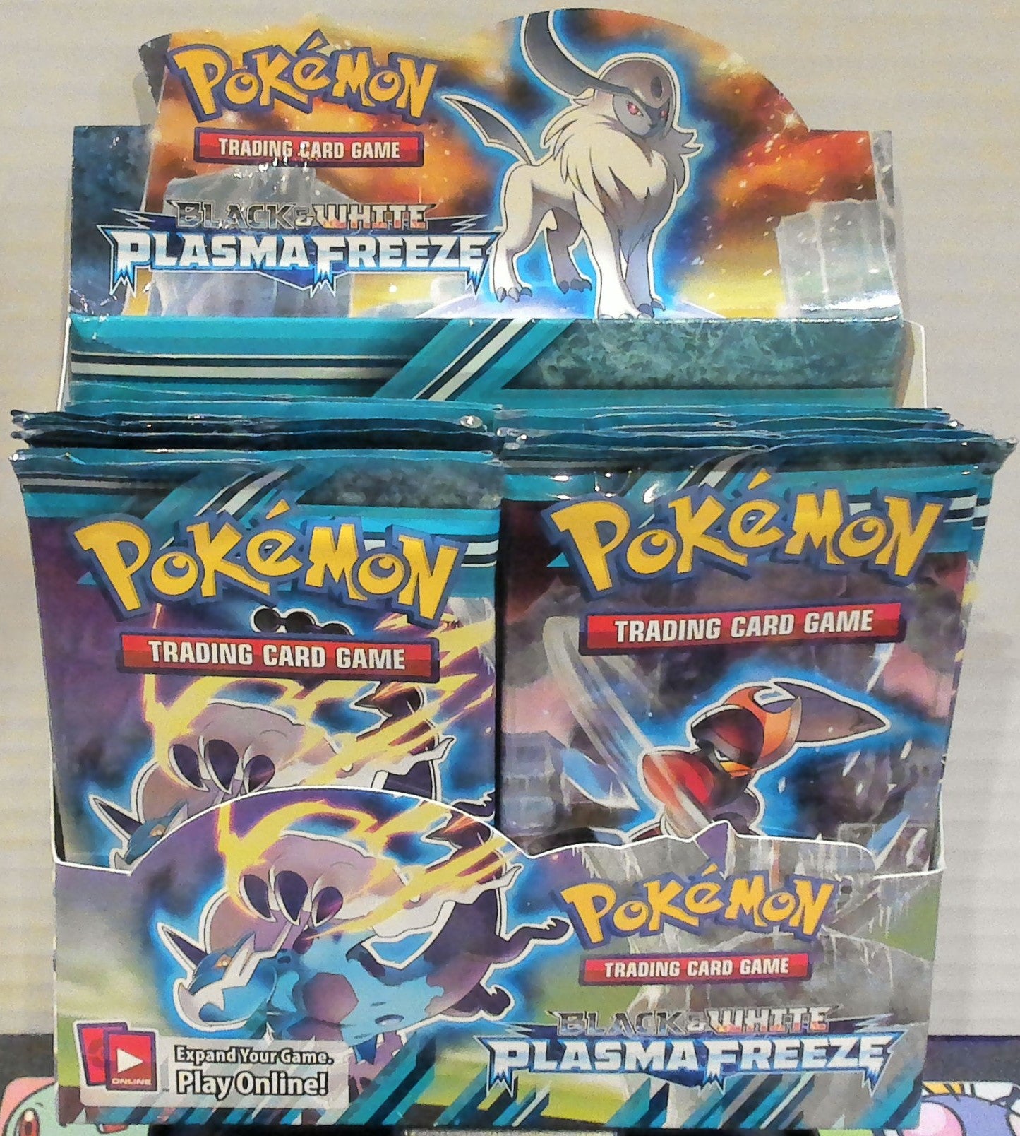 Black & White Plasma Freeze booster pack box