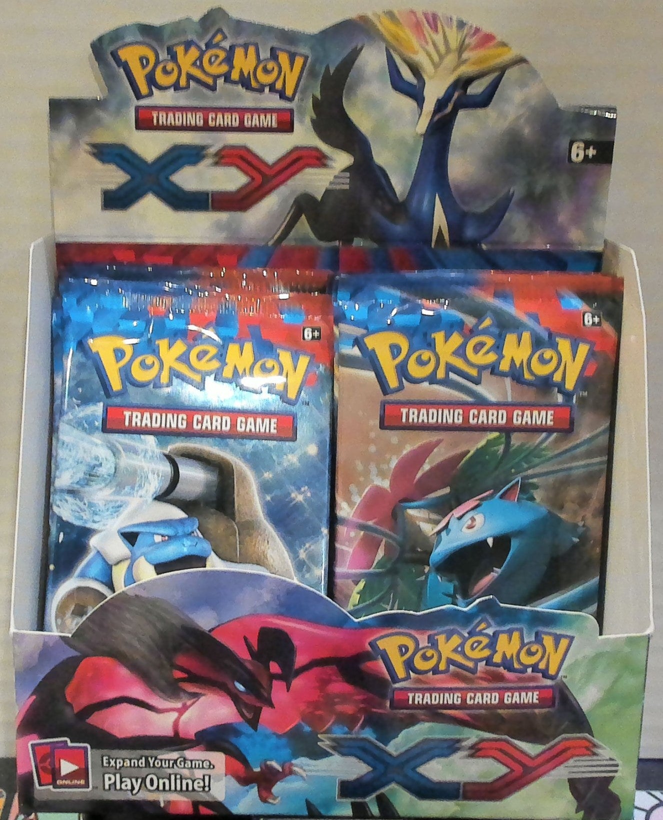 XY Base set booster pack box