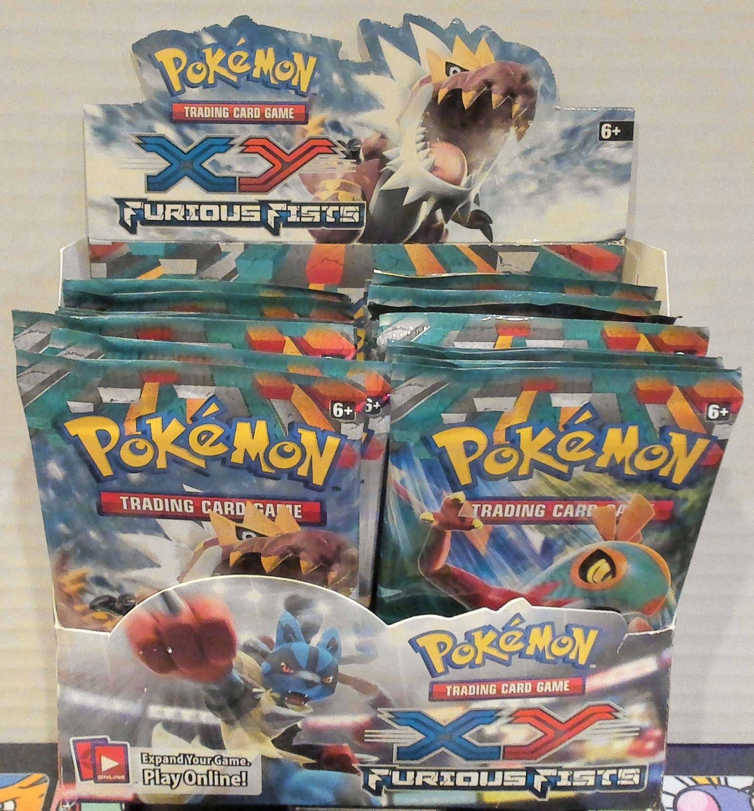 XY Furious Fists booster pack box