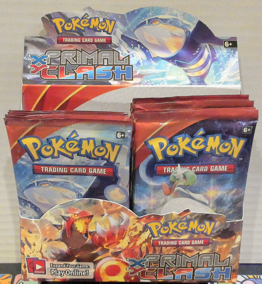 XY Primal Clash booster pack box