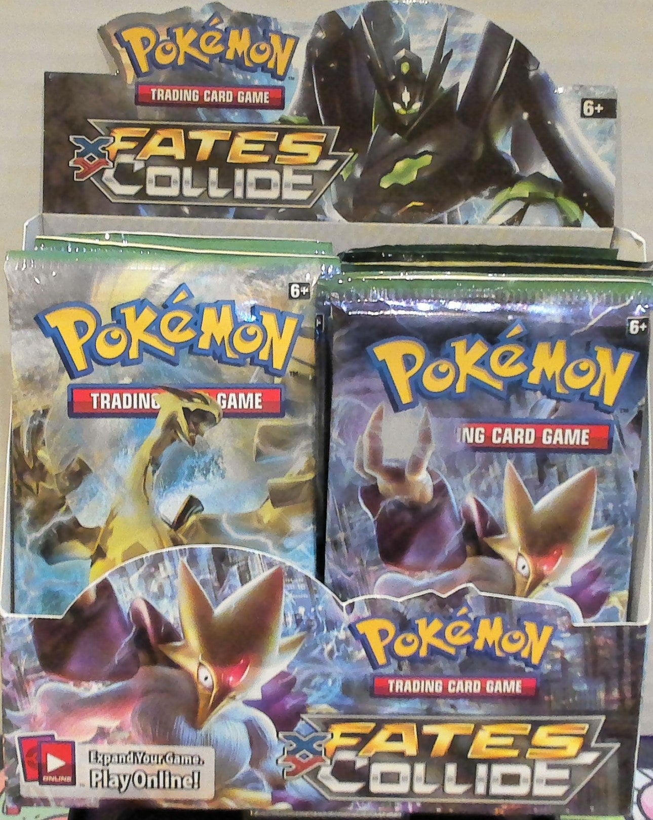 XY Fates Collide booster pack box