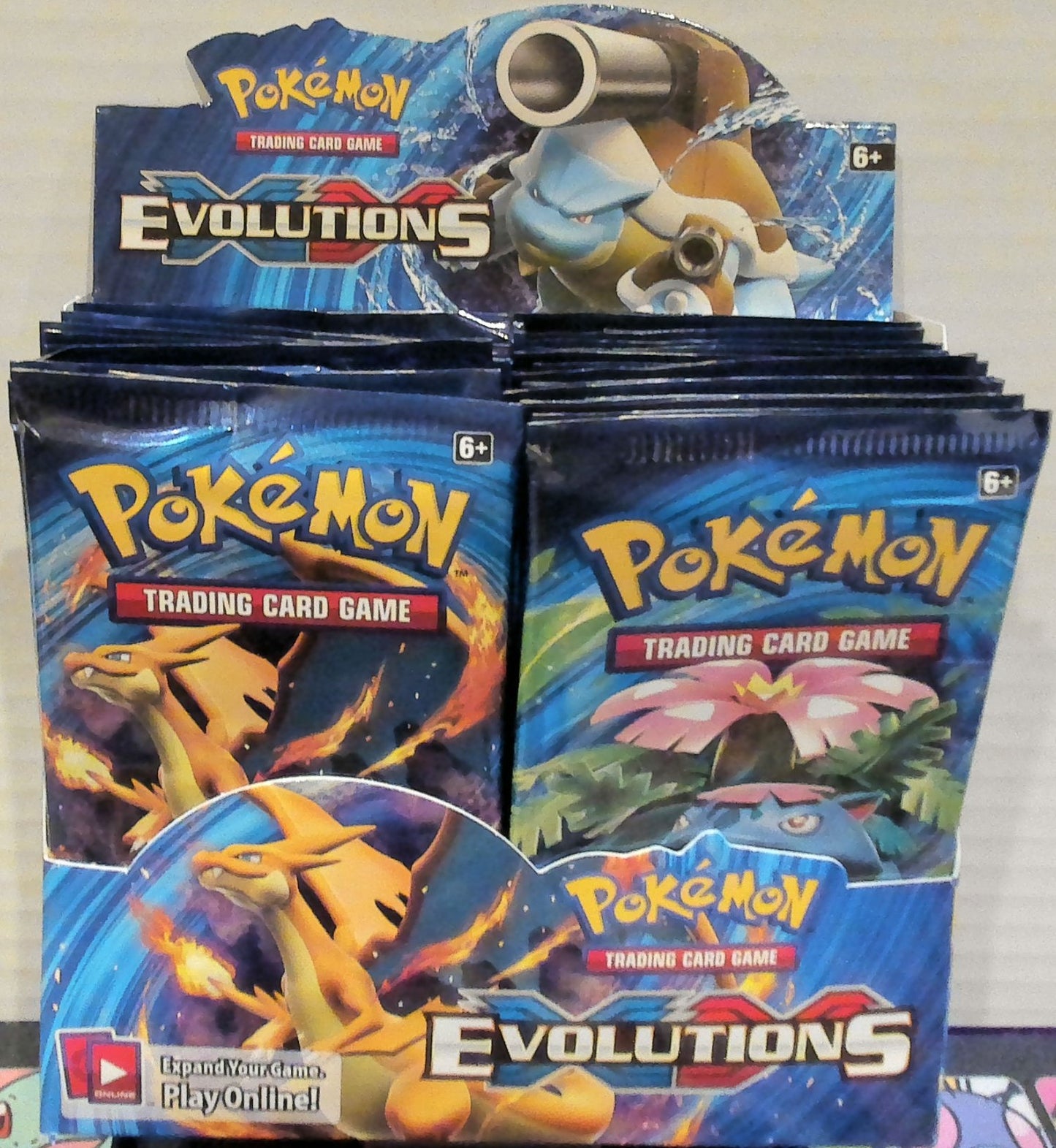 XY Evolutions booster pack box