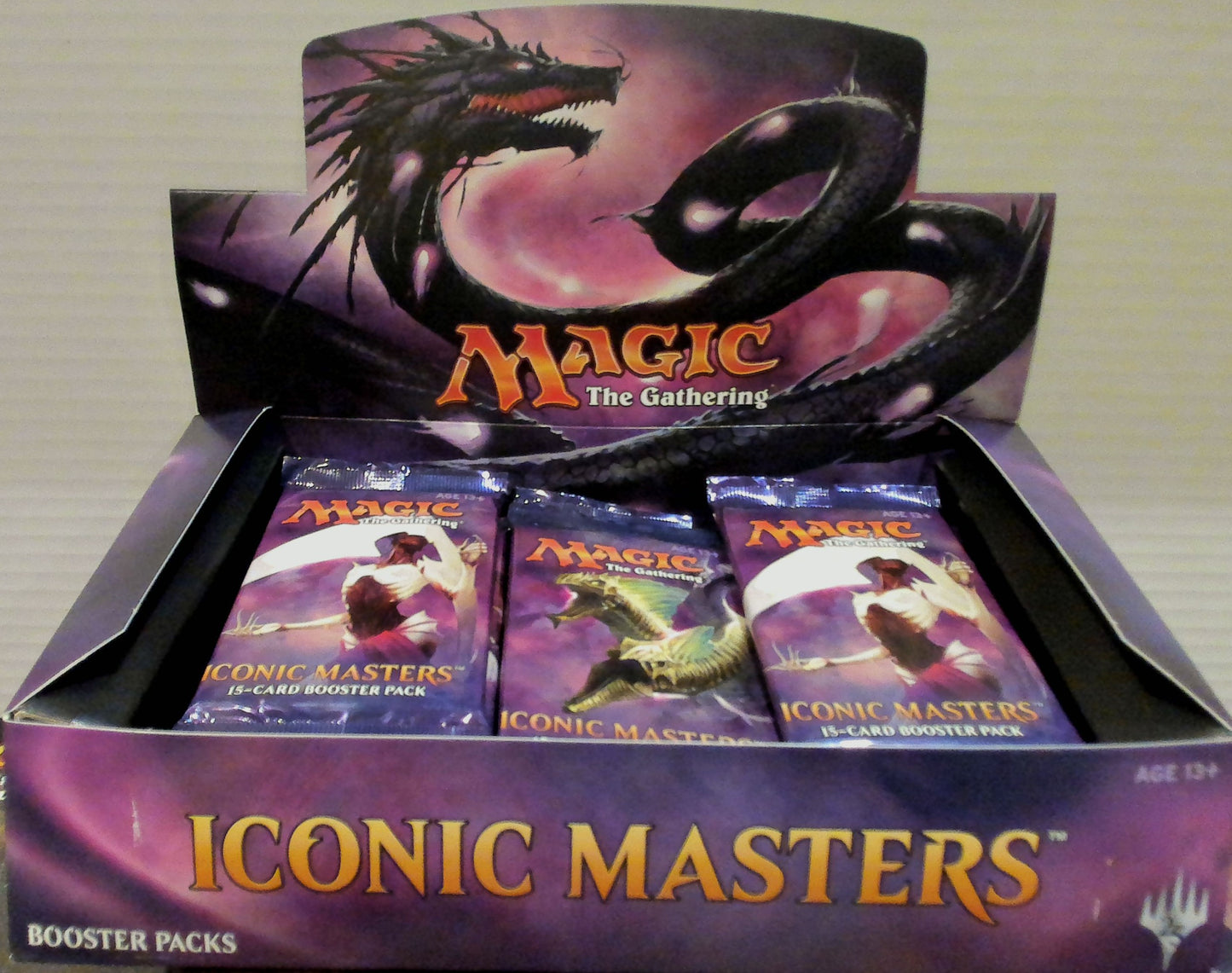 Iconic Masters booster pack box 