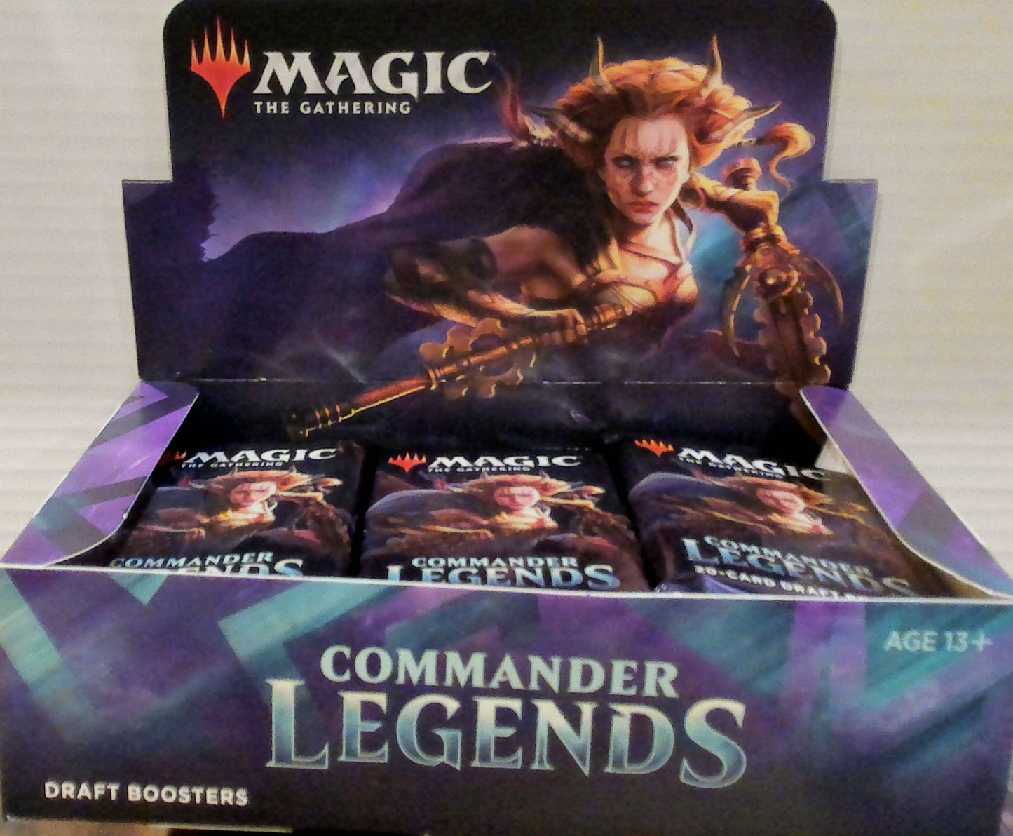 Commander Legends booster pack box 