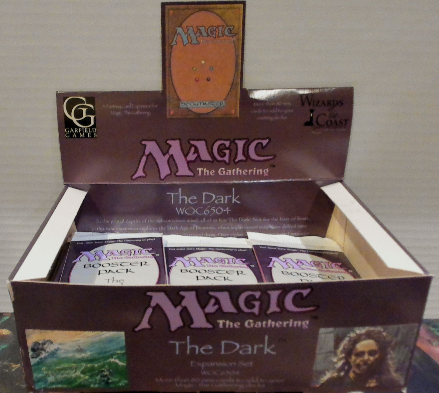 The Dark booster pack box