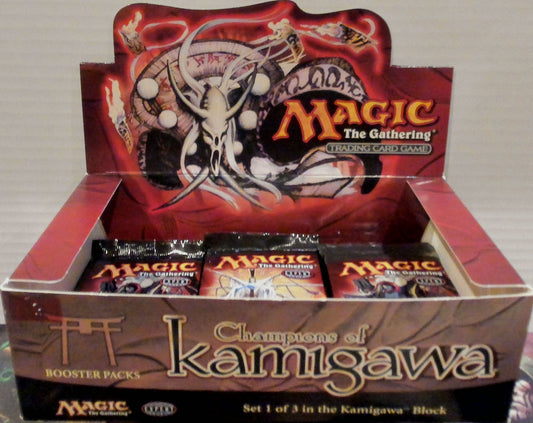 Champions of kamigawa booster pack box 