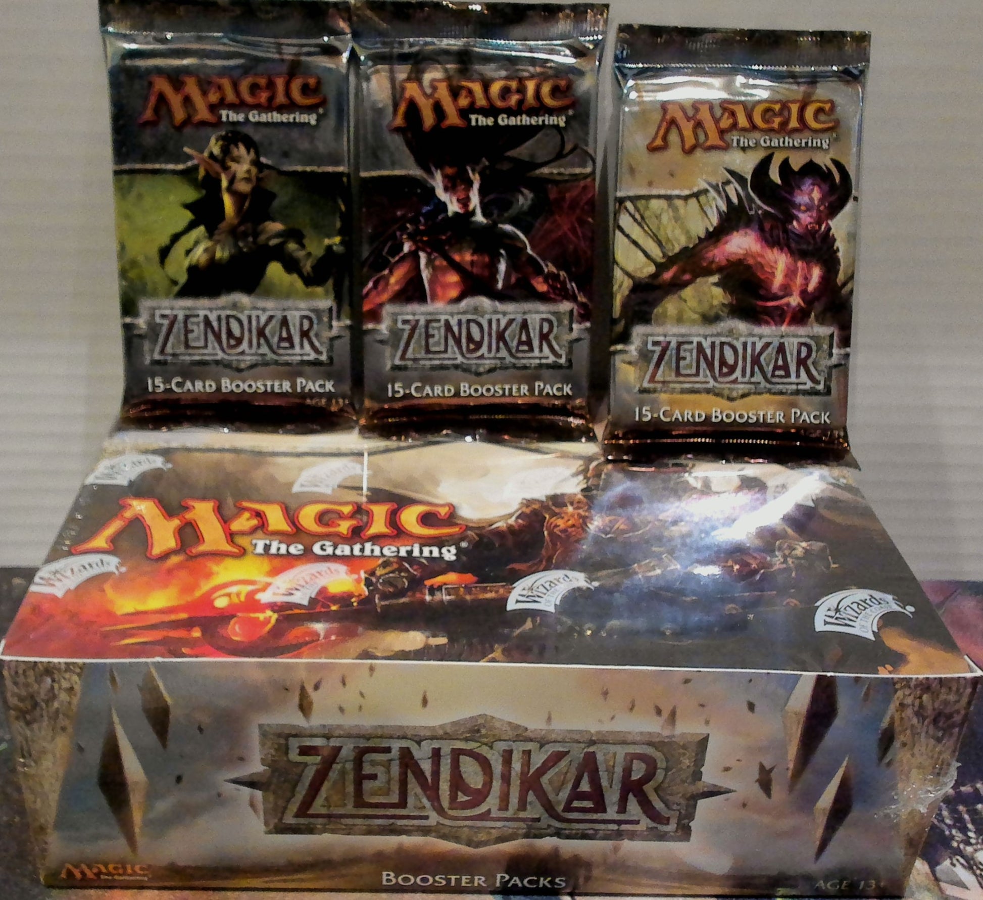 Zendikar Booster Pack Box