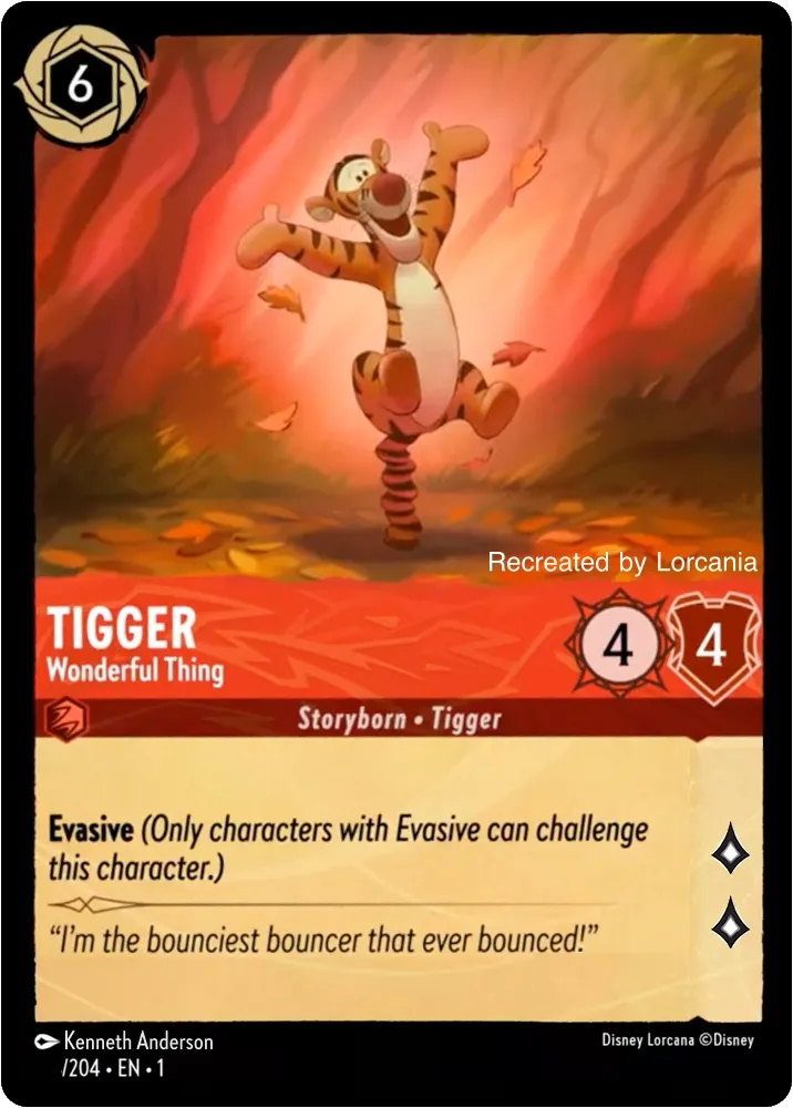 Tigger Wonderful Thing, The First Chapter 127/204 Foil